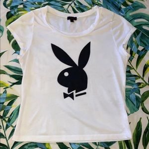 Y2K Playboy Vintage Croptop T-shirt
